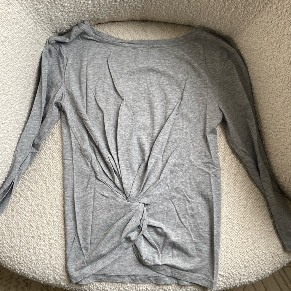 J.Crew Gray Lightweight Shirt (Back Detailing)